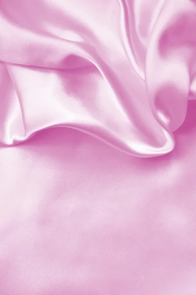 Гладкий елегантний рожевий атлас — стокове фото