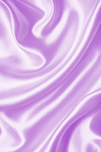 Smooth elegant lilac silk or satin texture as background — Stock Photo, Image