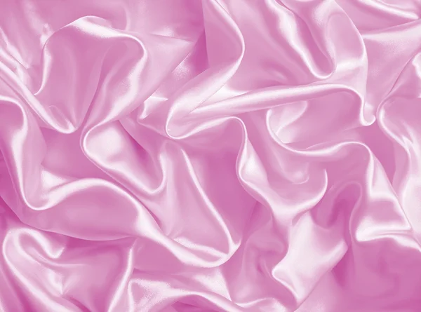 Ομαλή κομψό ροζ μετάξι ως φόντο — Φωτογραφία Αρχείου