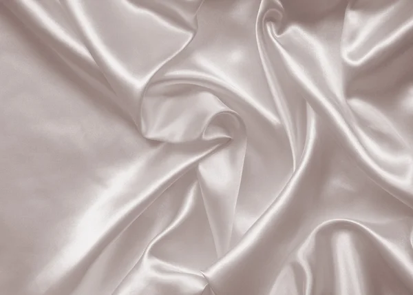 Smooth elegant golden silk as background. In Sepia toned — Stock Photo, Image