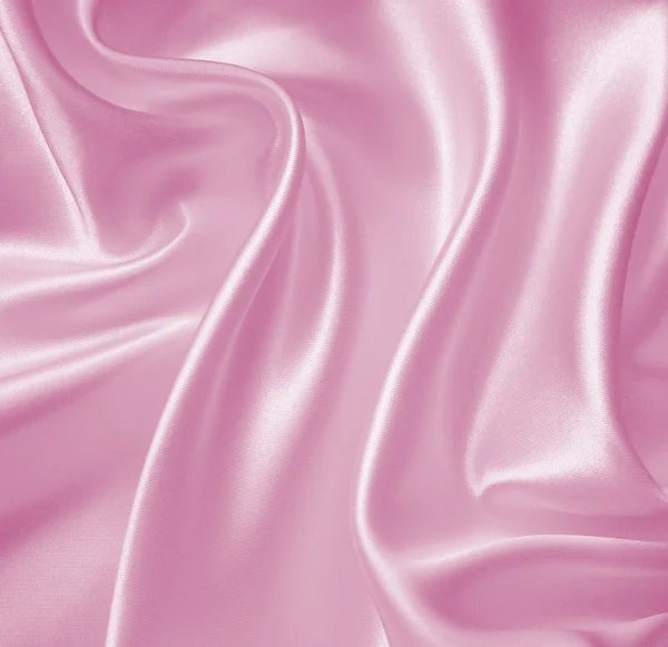 Seda rosa elegante lisa o textura satinada como fondo — Foto de Stock