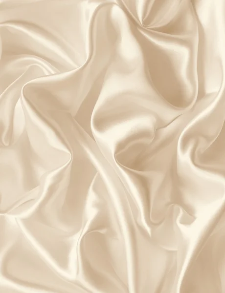 Smooth elegant golden silk as background. In Sepia toned — Stock Photo, Image