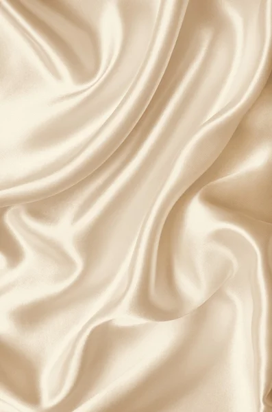 Smooth elegant golden silk as background. In Sepia toned — Stock Photo, Image