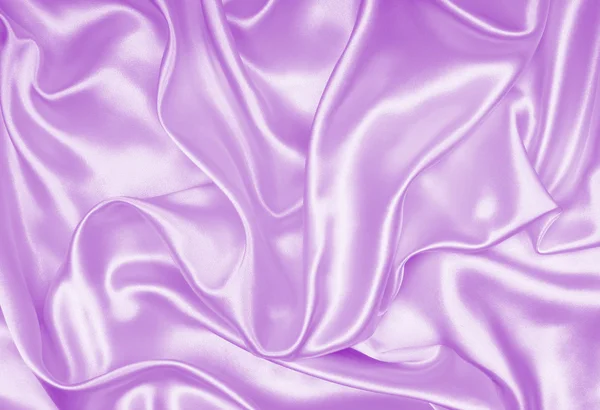 Liso elegante seda lilás ou cetim textura como fundo — Fotografia de Stock