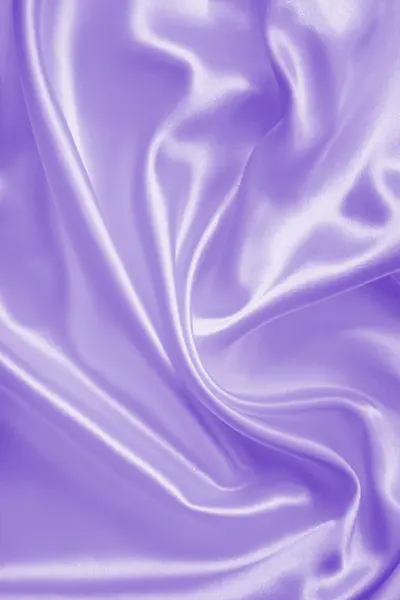 Smooth elegant lilac silk or satin texture as background — Stock Photo, Image