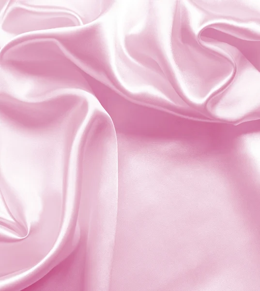 Mătase roz elegant sau textură satinată ca fundal — Fotografie, imagine de stoc