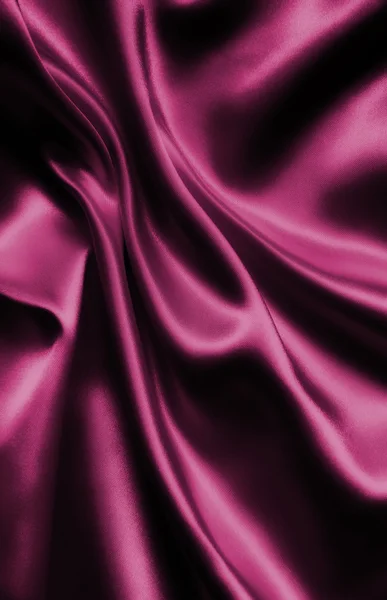 Smooth elegant pink silk or satin as background — Stock Photo, Image