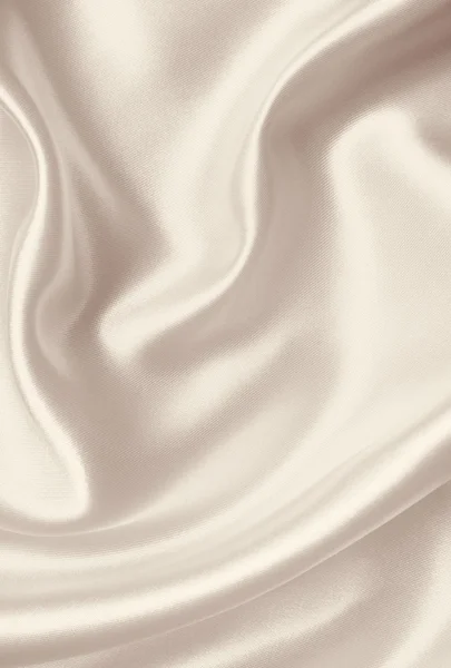 Smooth elegant golden silk or satin texture as background. In Se — Stock Photo, Image