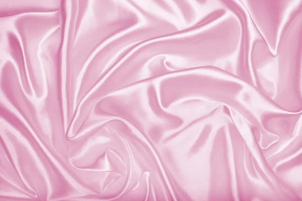 Seda rosa elegante suave ou textura de cetim como fundo — Fotografia de Stock