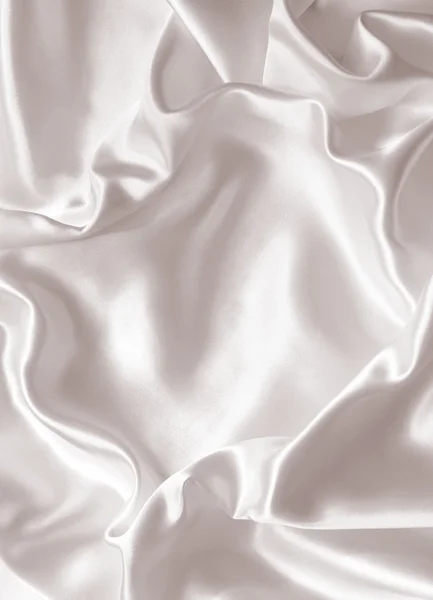 Fondo de seda blanco elegante liso — Foto de Stock