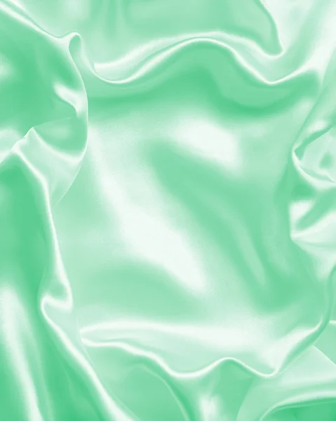 Textura de seda verde elegante — Fotografia de Stock
