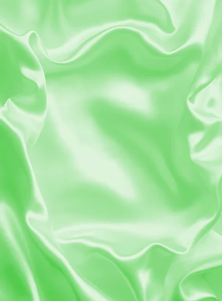 Elegant green silk texture — Stock Photo, Image