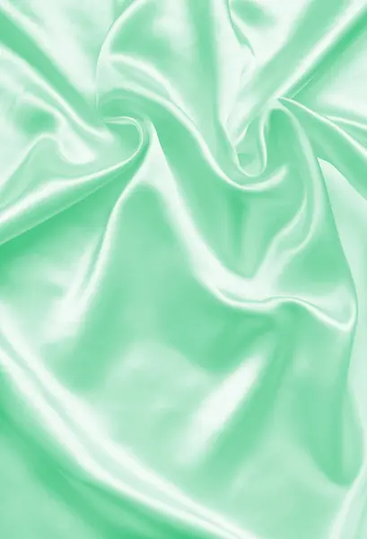 Elegant green silk texture — Stock Photo, Image