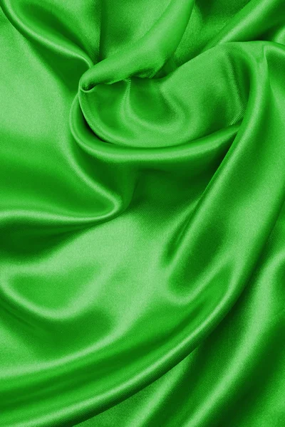 Elegante trama di seta verde — Foto Stock