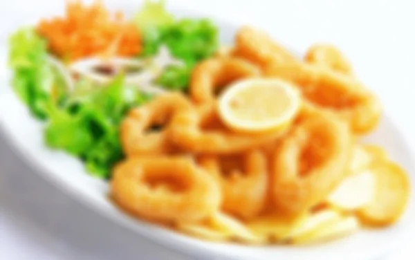 Anillos de calamar frito — Foto de Stock
