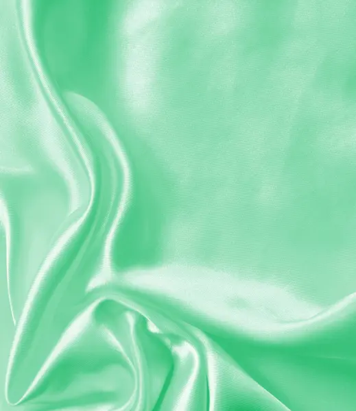 Elegante groene zijde textuur — Stockfoto