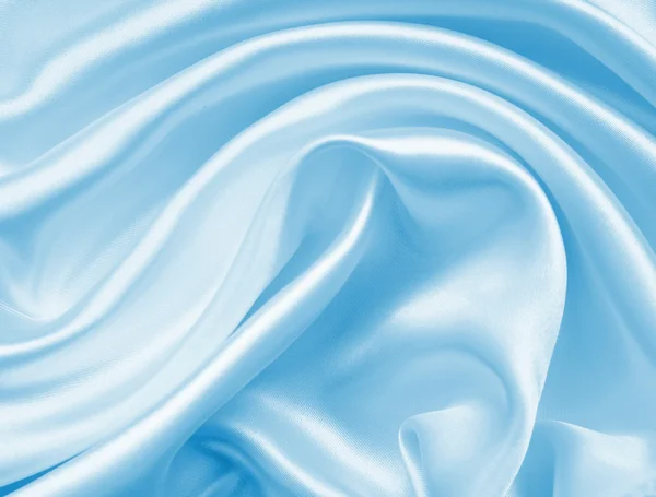Textura elegante cetim azul — Fotografia de Stock