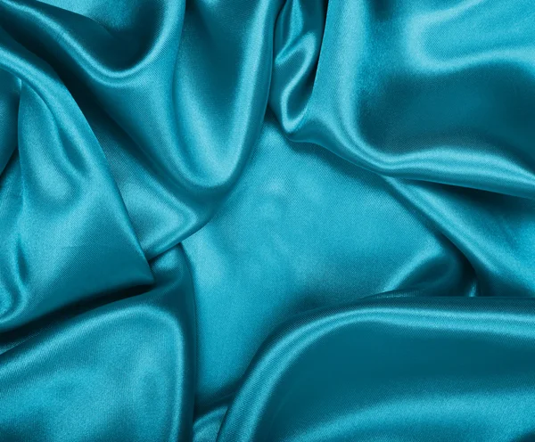 Textura elegante cetim azul — Fotografia de Stock