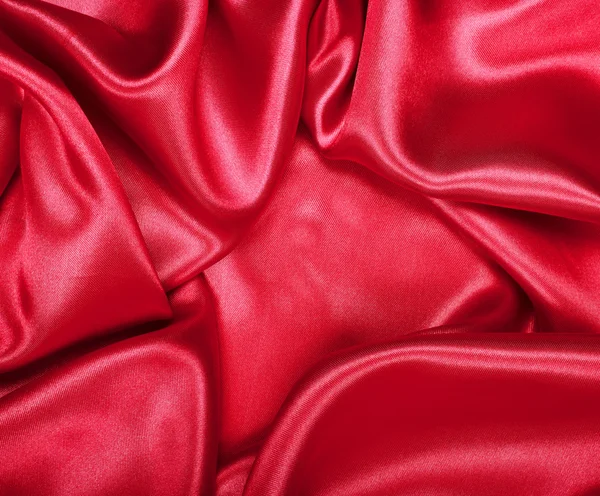 Elegant red silk — Stock Photo, Image