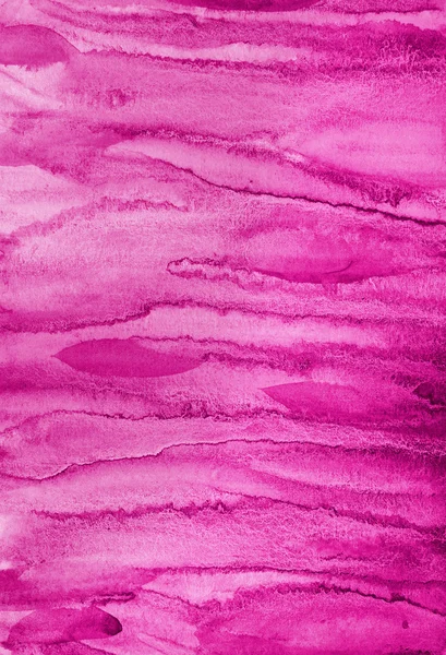 Pink watercolor on paper texture — Stock Photo, Image