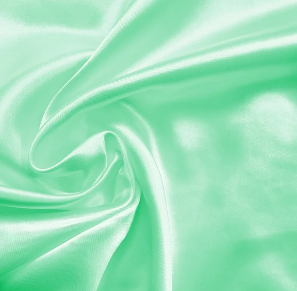 Elegant green silk texture — Stock Photo, Image