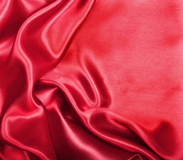 Texture élégante de soie rouge — Photo