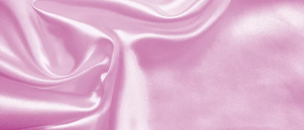 エレガントなピンクの絹のテクスチャ — ストック写真