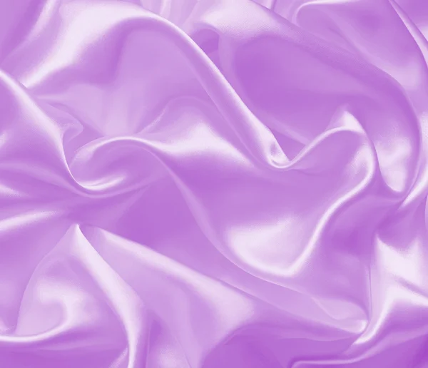 Smooth elegant lilac silk or satin texture as background — Stock Photo, Image