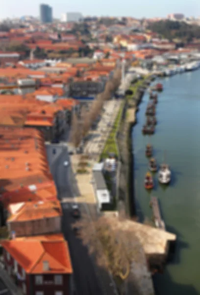 Portugal. Porto. Gaya. Vista para o aterro do rio Douro . — Fotografia de Stock