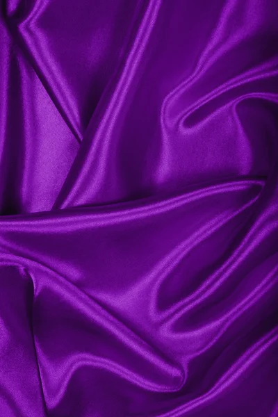 Smooth elegant lilac silk or satin texture as background — Stock Photo, Image