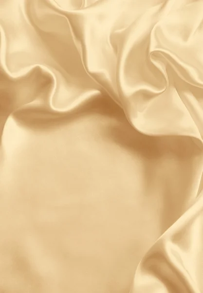 Ομαλή και κομψό χρυσό μετάξι ή σατέν υφή ως φόντο. Στο Se — Φωτογραφία Αρχείου