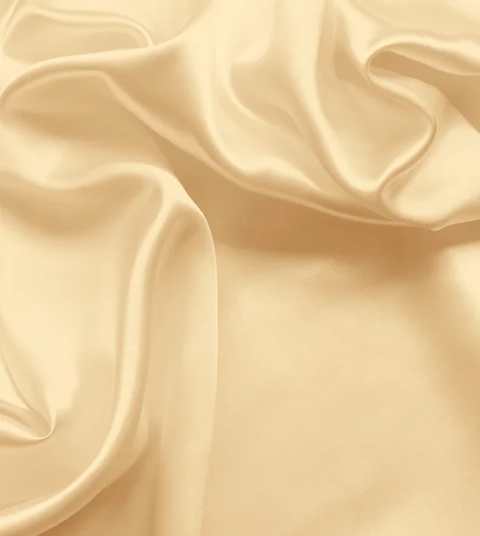 Sima, elegáns arany selyem, vagy szatén a textúra a háttér. Se — Stock Fotó