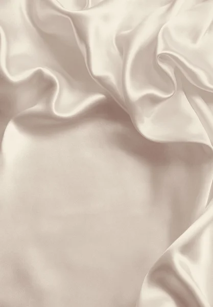 Smooth elegant golden silk or satin texture as background. In Se — Stock Photo, Image