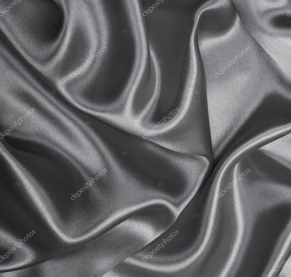 Smooth elegant grey silk or satin texture as background — Stock Photo ...