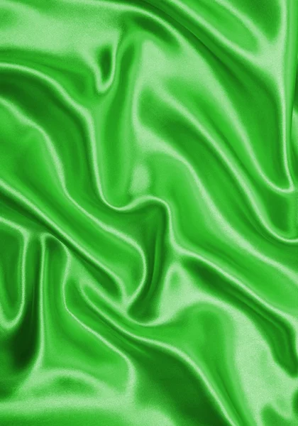 부드럽고 우아한 녹색 실크 나 새틴 질감 배경으로 — 스톡 사진