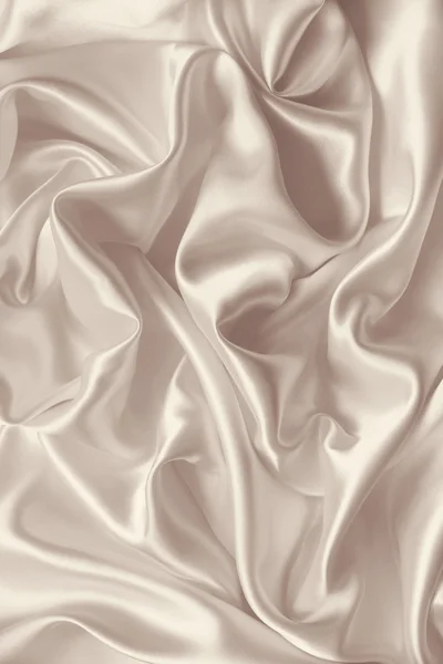 Smooth elegant golden silk or satin texture as background. In Se — Stock Photo, Image