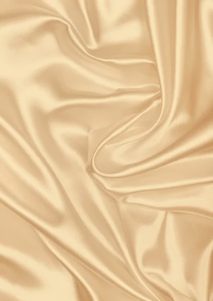 Hladké elegantní zlaté hedvábí jako svatební pozadí. V sépie tónovaný — Stock fotografie