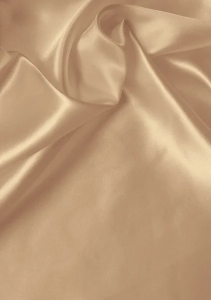 Soie dorée élégante lisse comme fond de mariage. En Sepia tonique — Photo