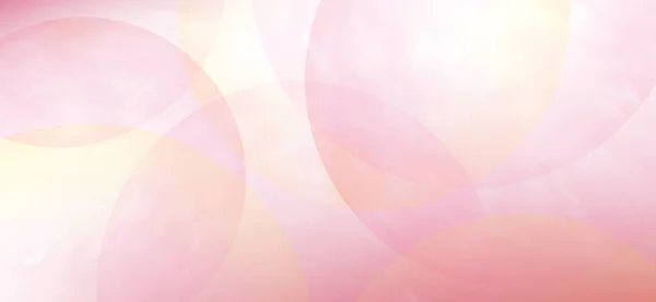 Abstract Pale Pink Background Transparent Spheres Subtle Vector Graphic Pattern — Stock Vector