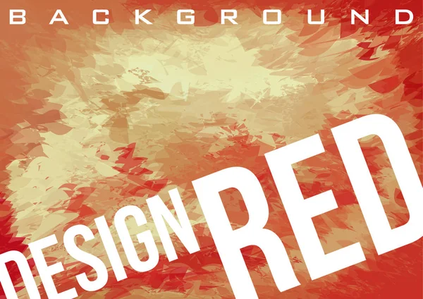 Abstract Rood Design Textuur Kunstachtergrond Artistiek Vectorgrafisch Patroon — Stockvector