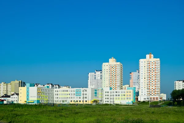 Obytné čtvrti na okraji Minsk — Stock fotografie