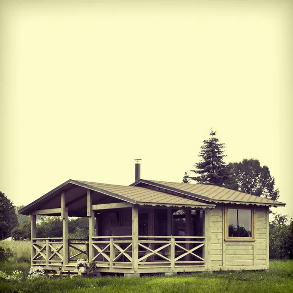 Pavillon d'été en bois — Photo