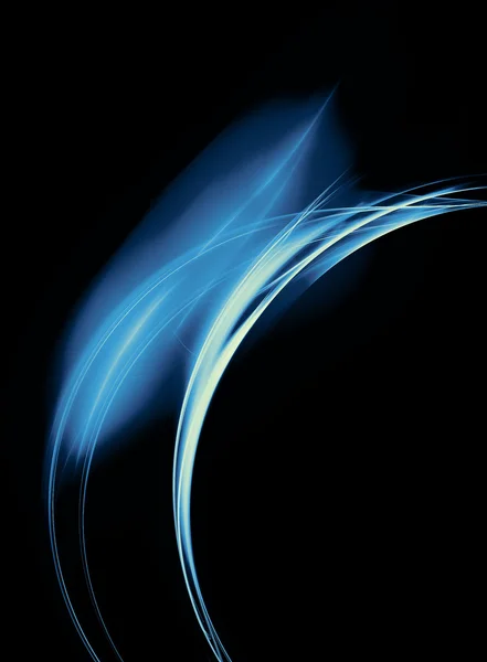 Blue fire ring — Stock Photo, Image