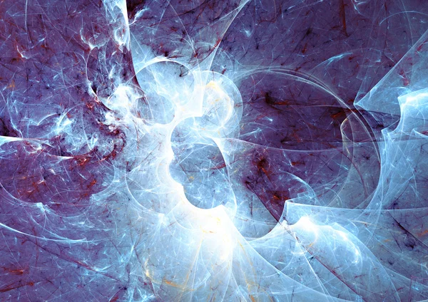 照明効果の抽象的な青い冬の背景 — ストック写真
