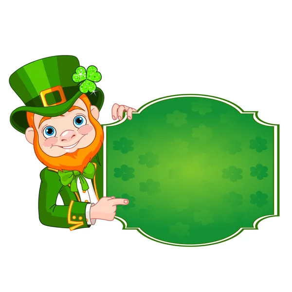 St Patricks Day Leprechaun — Stock Vector