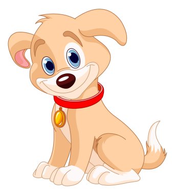 şirin köpek yavrusu giyen Kırmızı yakalı