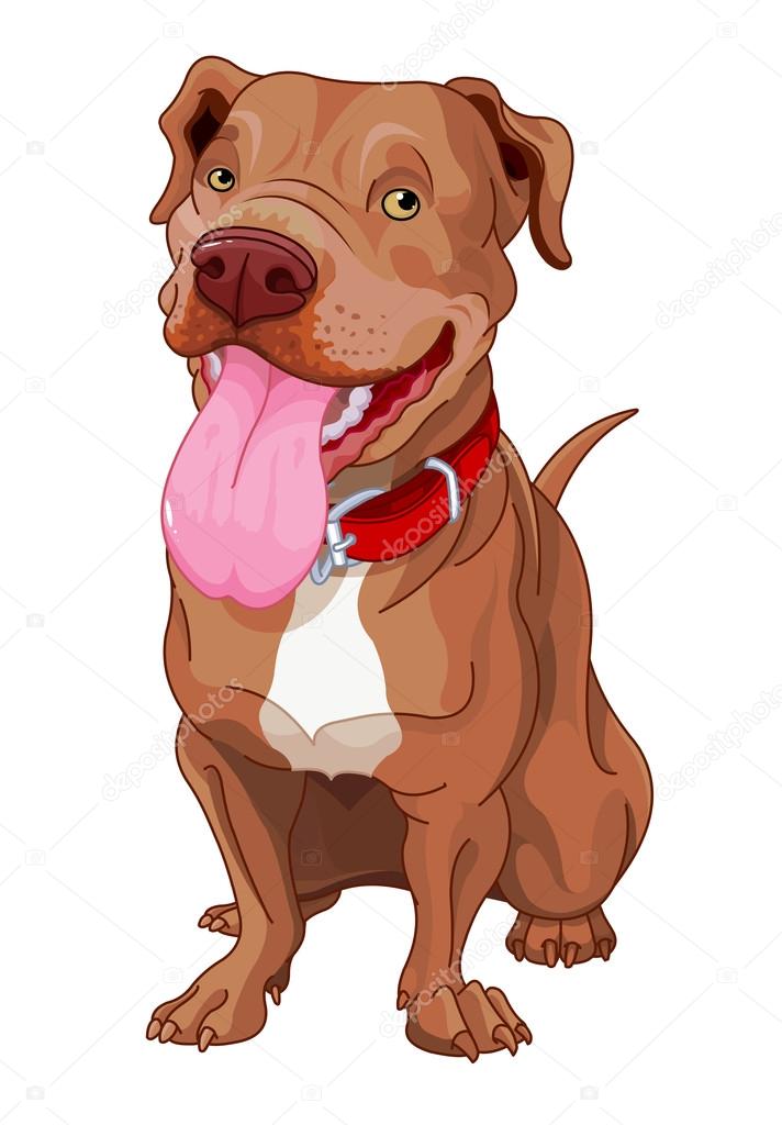 pit bull clip art