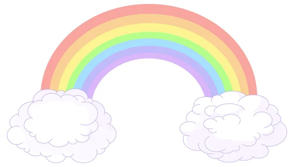 Ilustración del arco iris — Archivo Imágenes Vectoriales