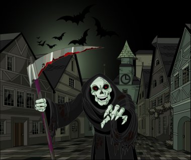 Halloween korkunç Azrail