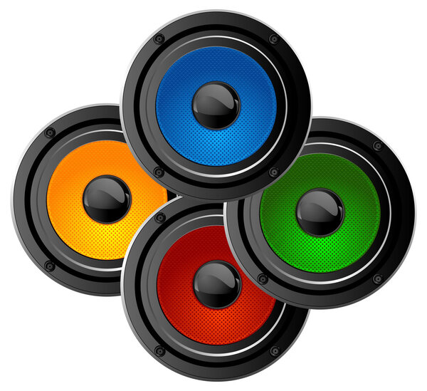 Динамики разных цветов
